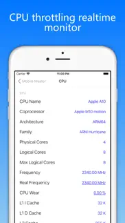 mobile master-cpu master iphone screenshot 4