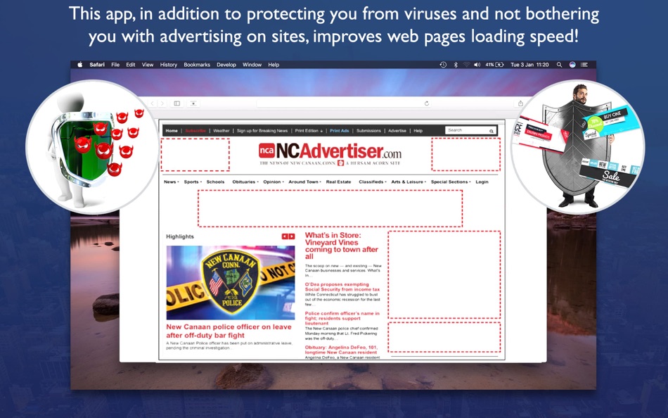 #2. AdBlocker Guard (macOS) By: luca calciano
