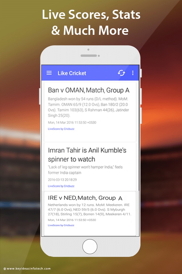 Like Cricket – Live Scores, Matches, Videos screenshot 4