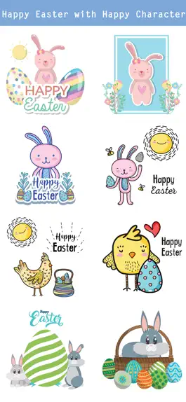 Game screenshot Happy Easter Day Stickers apk