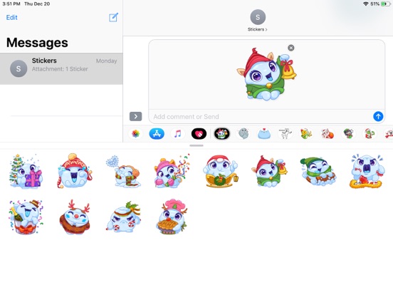 Screenshot #4 pour Christmas Snow - Xmas Sticker