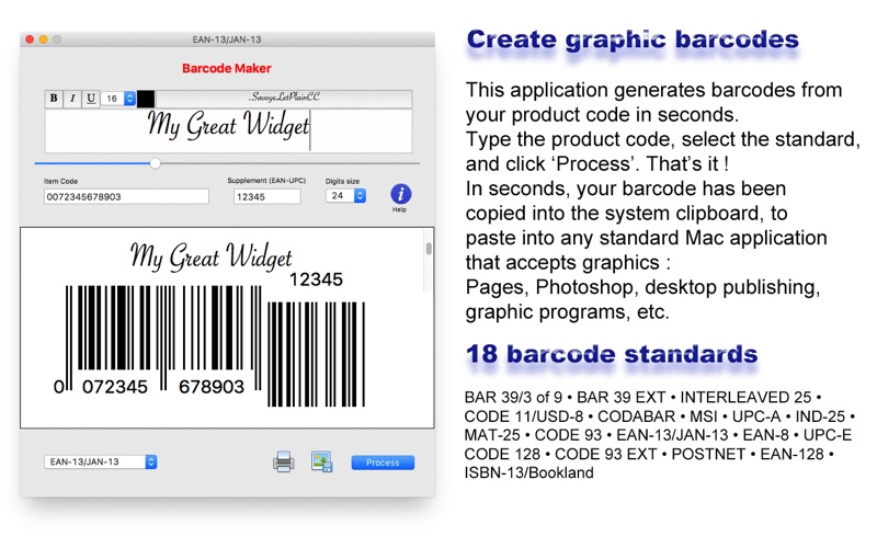 barcode maker iphone screenshot 1