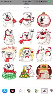 christmas ted frosty sticker iphone screenshot 1