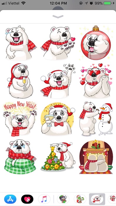 Screenshot #1 pour Christmas Ted Frosty Sticker