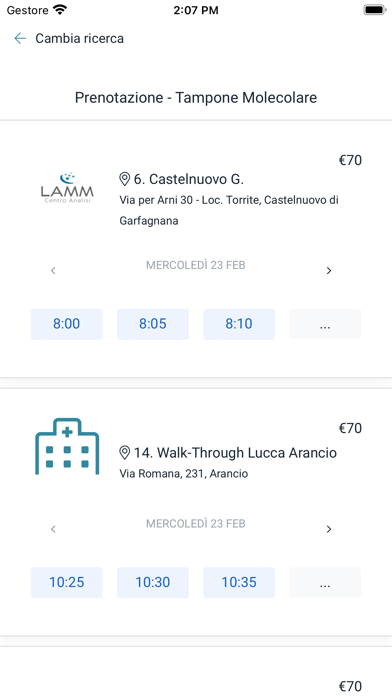 Lamm Centro Analisi Screenshot