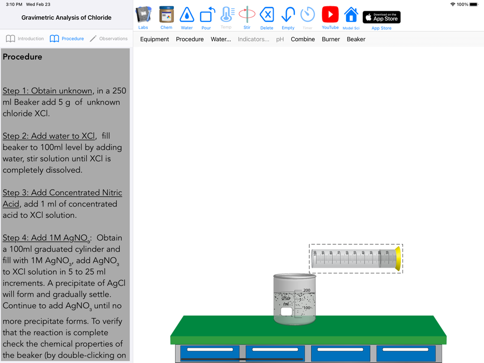 #5. Model ChemLab Lite for iPad (iOS) 由: Model Science Software Inc.