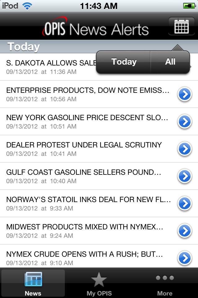 OPIS Mobile News Alerts screenshot 3