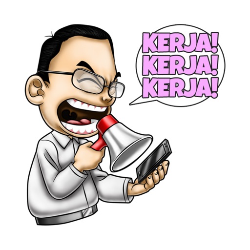 Stiker Sang Gubernur oleh Choppic - AppWisp.com