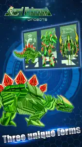 Snarl-Stegosaurus: Robot Dinosaur Fighting Game screenshot #3 for iPhone