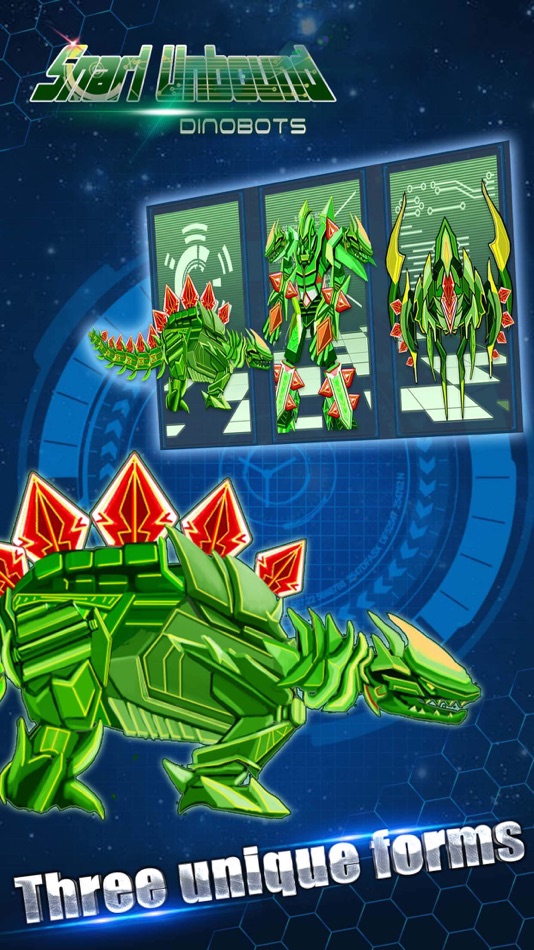 #3. Snarl-Stegosaurus: Robot Dinosaur Fighting Game (iOS) 由: 震宇 张