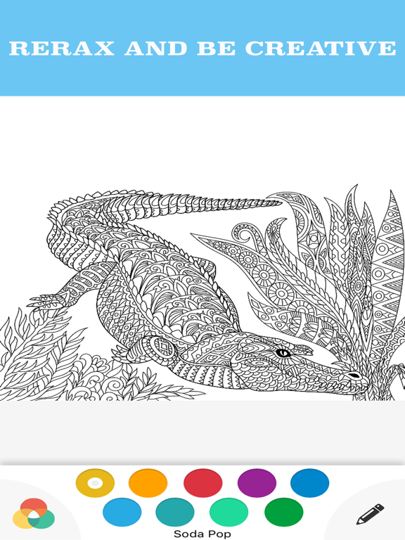 Screenshot #5 pour Coloriage de Mandalas pour adultes et enfants!