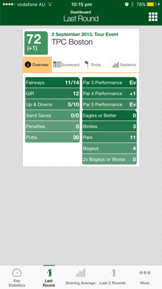 Golf Stats screenshot 2