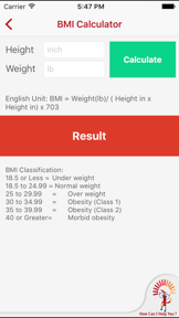 iPatientCare - Calculator screenshot