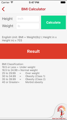 iPatientCare - Calculator screenshot 1