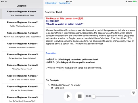 Korean Lower Beginner for iPad screenshot 4