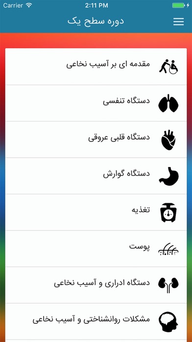 Screenshot #3 pour مراقبت های پزشکی افراد آسیب نخاعی