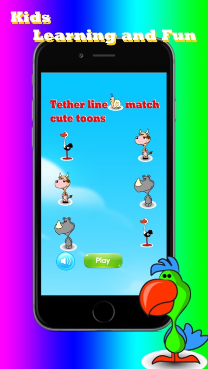 Tether line to match cute toons