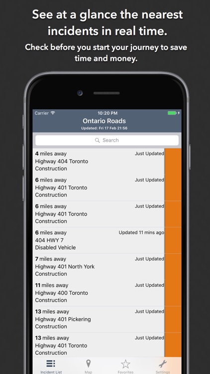 Ontario Roads - Traffic Reports & Cameras