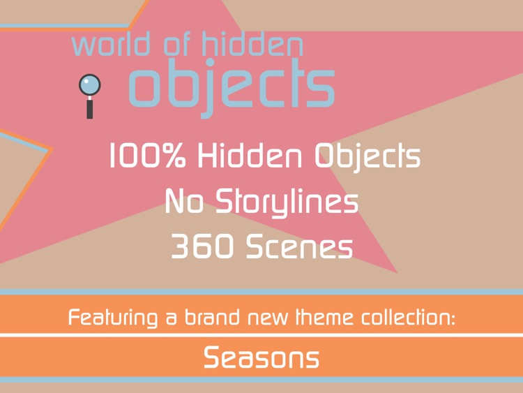 World Of Hidden Objects : 100% hidden objects