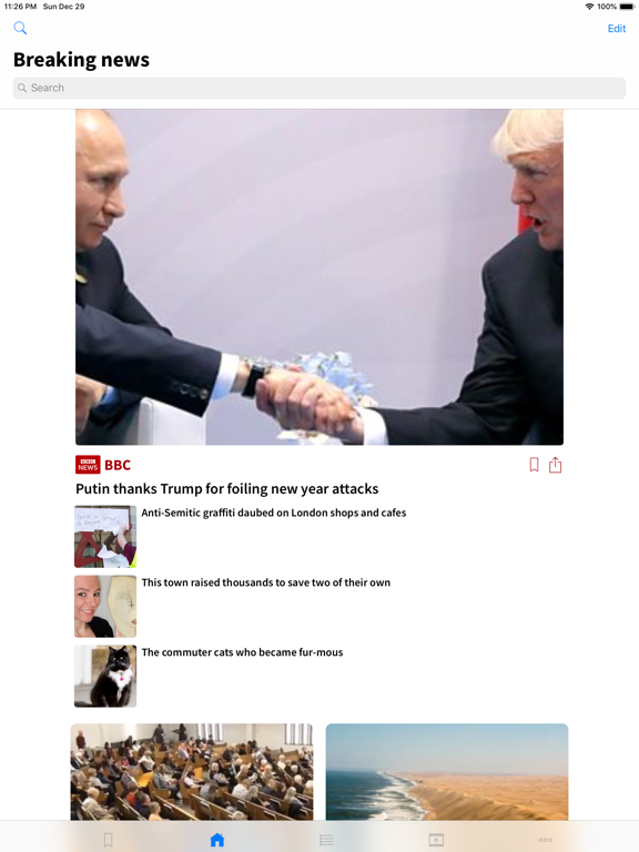 Breaking News - UK News - News iPad screenshot 1 - News app