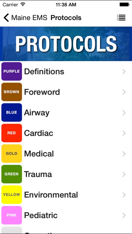 Maine EMS Protocol App