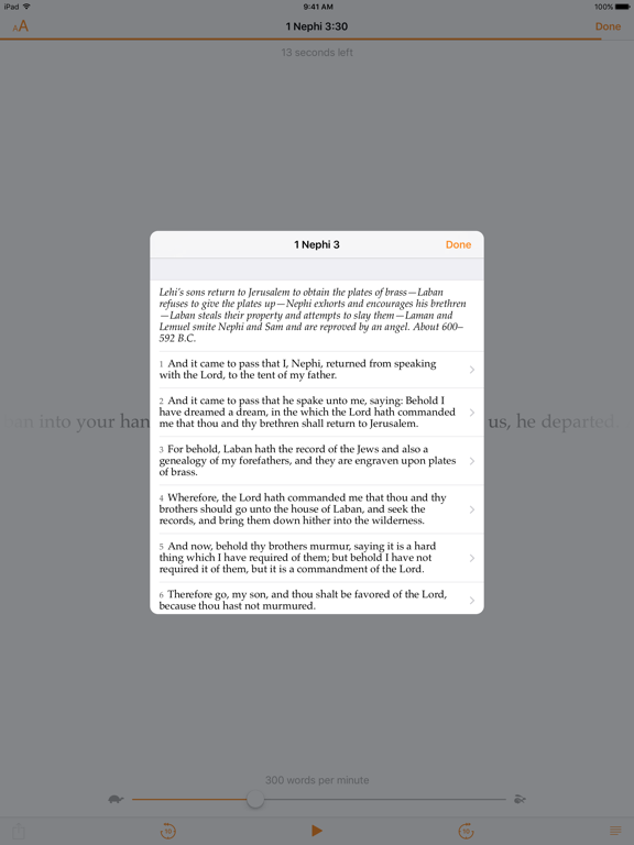 LDS Scripture Focus iPad screenshot 4 - Book app