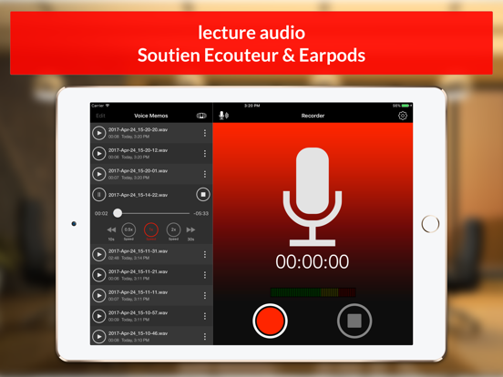 Screenshot #5 pour Voice Recorder & Audio Memos