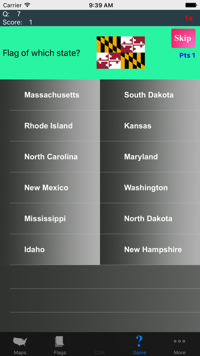 Screenshot #3 pour US State Maps and Flags