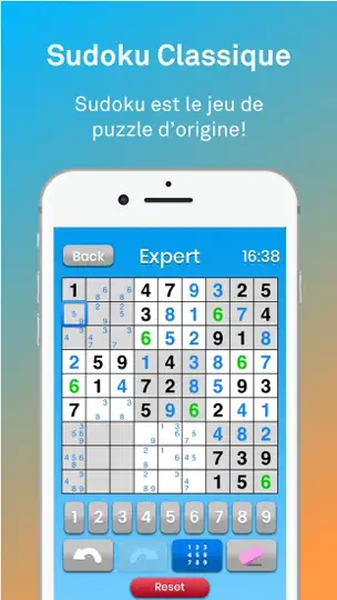 Capture d'écran de Sudoku :) sur iPhone 1