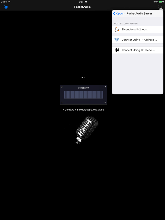 Screenshot #6 pour PocketAudio (Microphone)