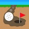 Just dig with your finger to guide the ball