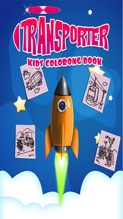 Transporting Kids Coloring Book