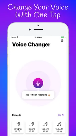 Game screenshot Chipmunk Voice Changer Editor mod apk