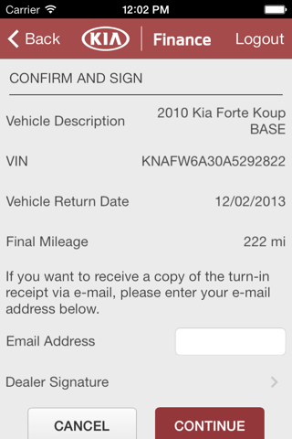 Kia Motors Finance Dealer GroundScan screenshot 3