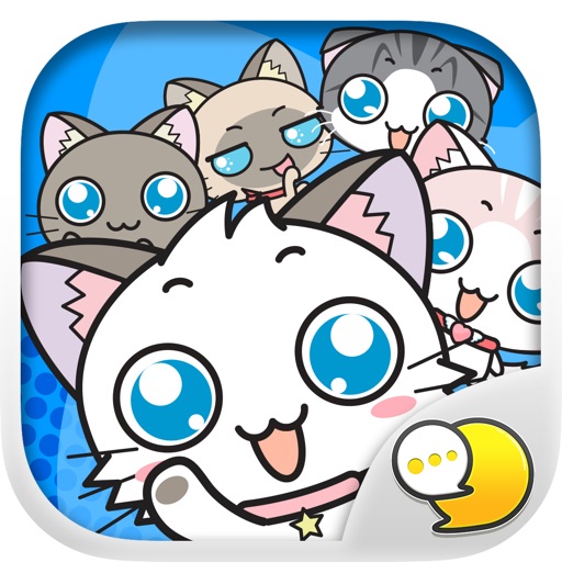 Meow Chat Collection Stickers for iMessage Free Icon