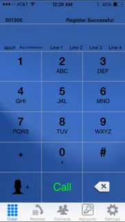 isip -voip sip phone iphone screenshot 3