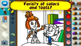 Game screenshot Fixies Toddler Coloring Pages hack