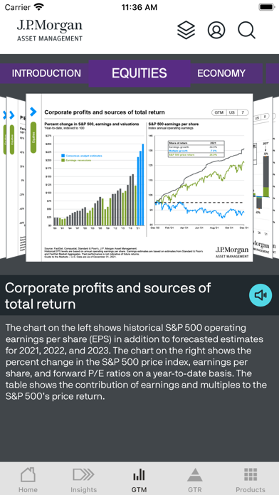 Insights by J.P. Morgan Screenshot