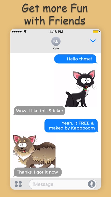 Coloured cats collection Sticker