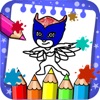 P j Super Heroes Coloring icon