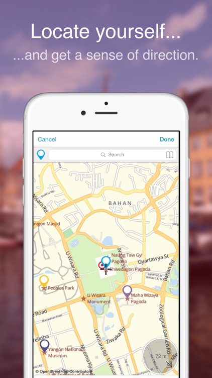 Rangoon on Foot: Offline Map