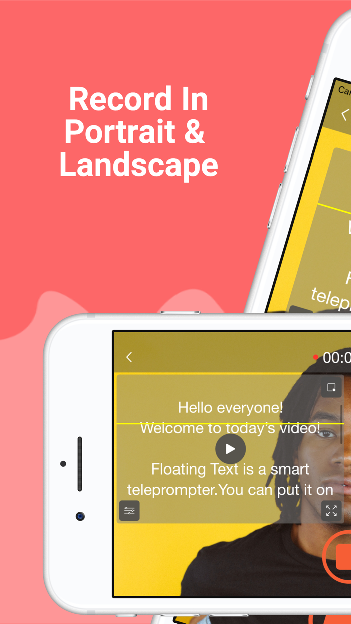 Teleprompter - Floating Text