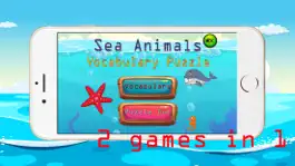 Game screenshot Sea animal vocabulary games puzzles for kids mod apk