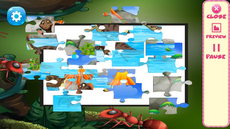 dinosaur jigsaw learning games for kids screenshot-4
