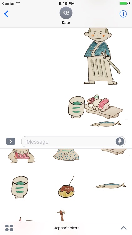 Japan Stickers - Simple illustration screenshot-3