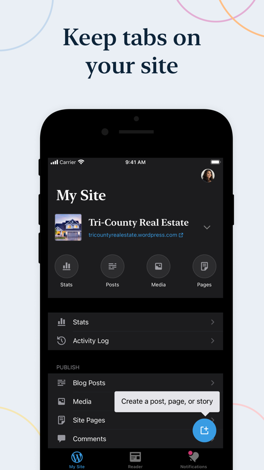 #5. WordPress – Website Builder (iOS) 来自: Automattic