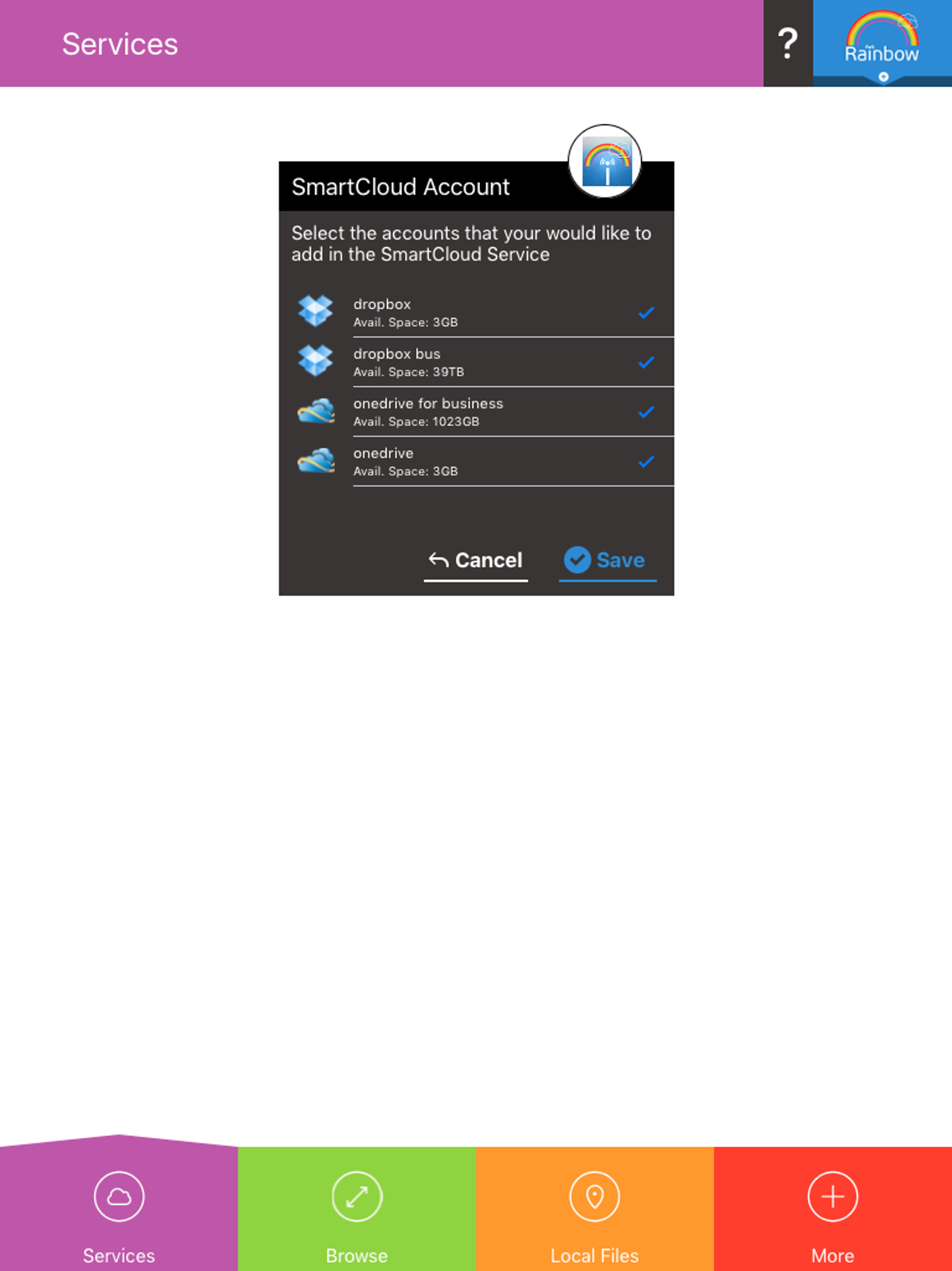 Rainbow-Best cloud storage app screenshot 8