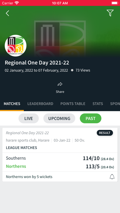 Zimbabwe Cricket Screenshot