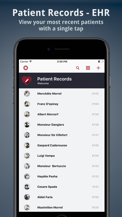 Screenshot #1 pour Patient Records - EHR