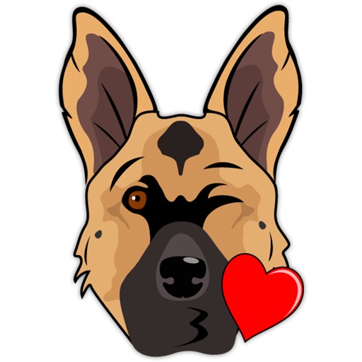 German Shep Emoji - GSD Emojis & Stickers